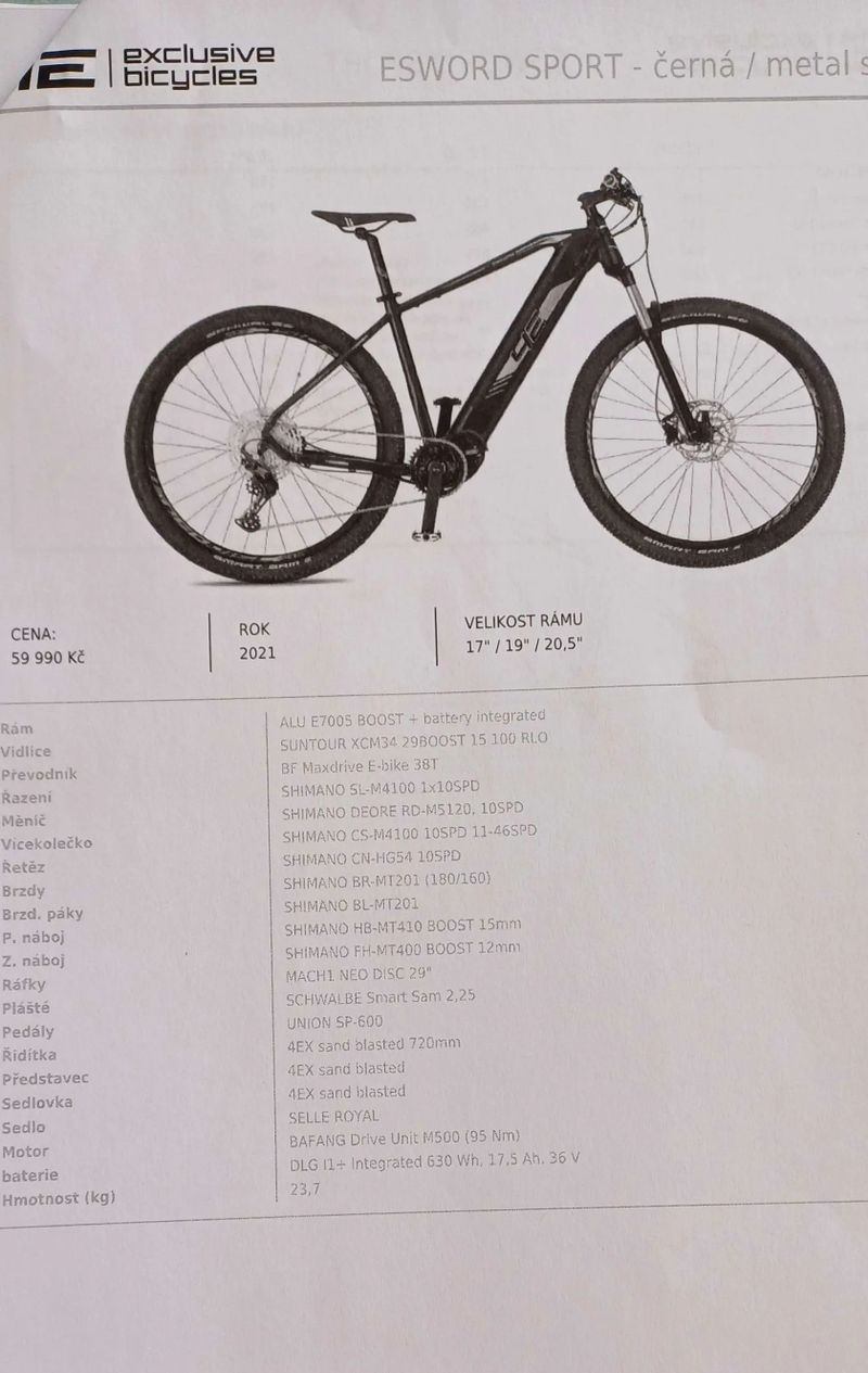 Prodám MTB 4Ever Esword Sport