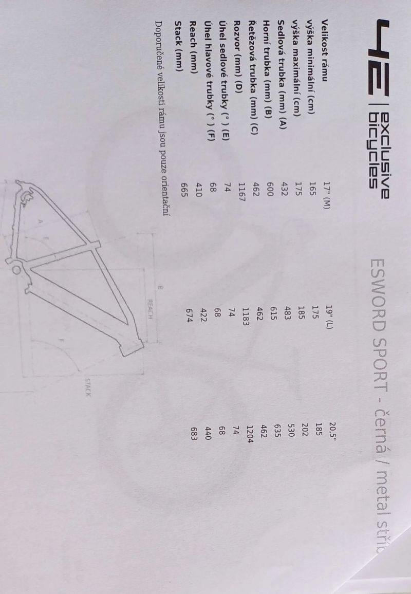 Prodám MTB 4Ever Esword Sport