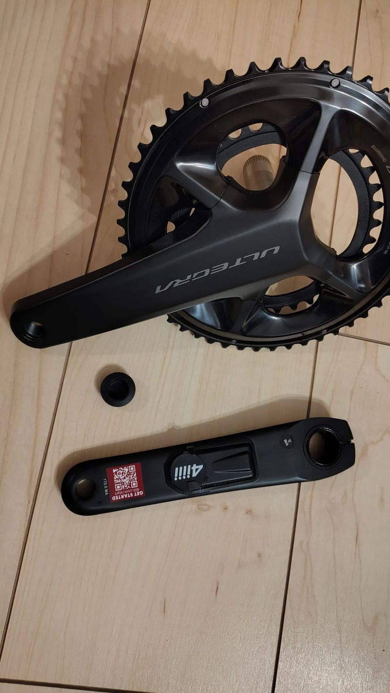 Nové kliky Shimano Ultegra 8100 s wattmetrem 4iiii 172,5, 50/34