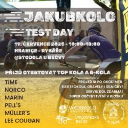 JAKUBKOLO TEST DAY sobota 19.7.2025 - kola a elektrokola