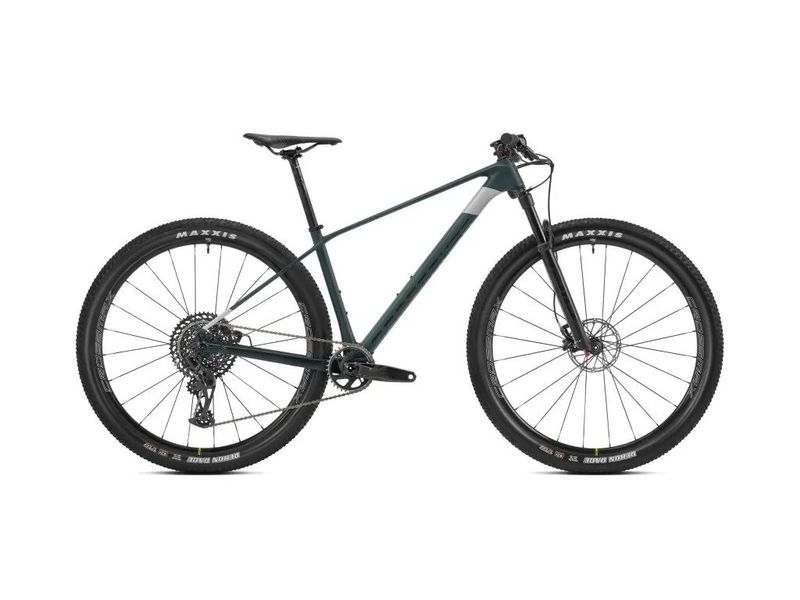 MONDRAKER PODIUM CARBON Translucent Green Carbon/Racing Silver, vel M