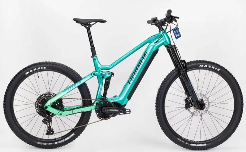 Haibike AllMtn 2 MTB Fully GLOSS_AQUA_GREEN_BLK, 720Wh - Celoodpružené elektrokolo vel. L