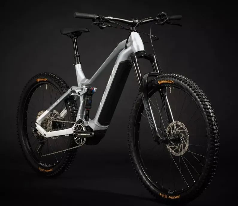 Haibike ALLMTN 3 MTB Fully silver surf/white, 2025, 720Wh - Celoodpružené elektrokolo vel. L
