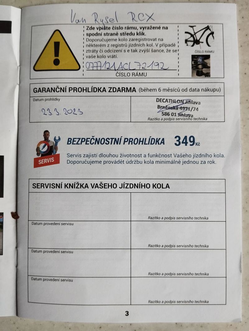 Prodám Cyklokrosové/Gravel kolo Van Rysel RCX 