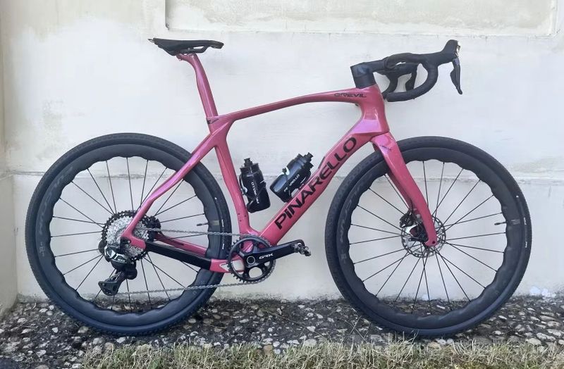 gravel rám Pinarello Grevil F, barva Red Wine, zánovní, velikost 55 CC (L)