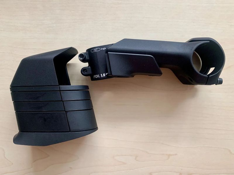 Představec Syncros Foil 1.5 aero 100mm + držák na Garmin