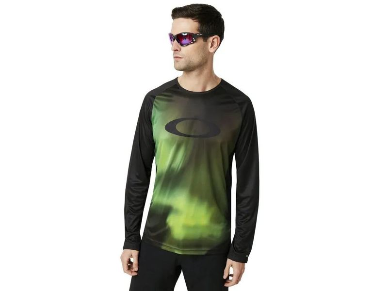 OAKLEY MTB LS Tech Tee Aurora Borealis, vel.XXL