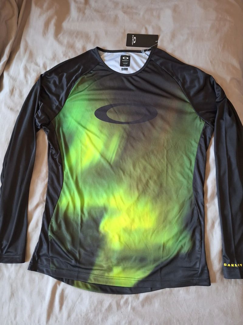 OAKLEY MTB LS Tech Tee Aurora Borealis, vel.XXL