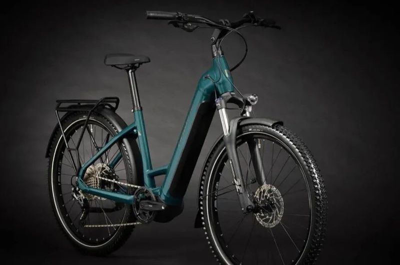 Haibike TREKKING 4 - Low ocean/blk/chrome - gloss, elektrokolo vel. S