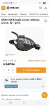 Nová Sada Sram XX1 Eagle Lunar Grey 10-52z