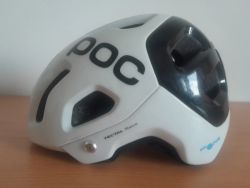 Cyklistická helma POC Tectal Race Spin, Hydrogen White M-L