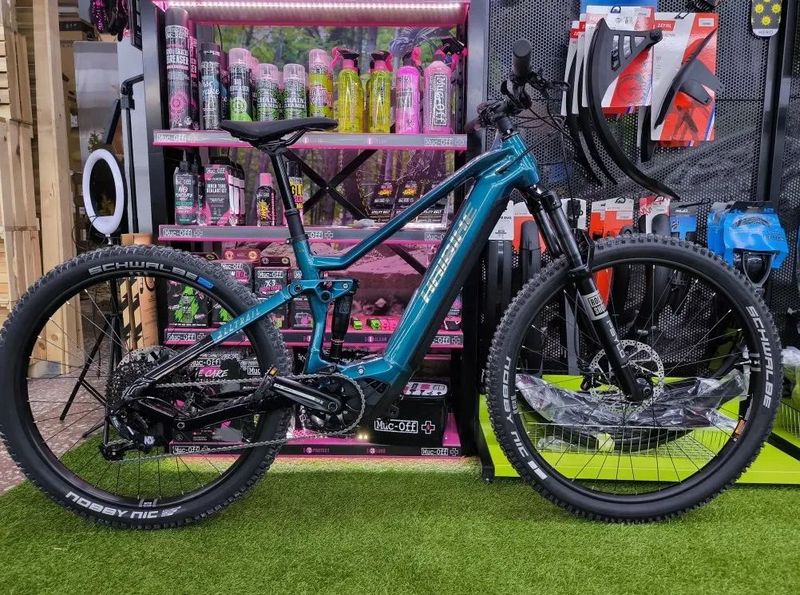 Haibike ALLTRAIL 5 High ocean/blk/chrome, 720Wh, celoodpružené elektrokolo vel. S