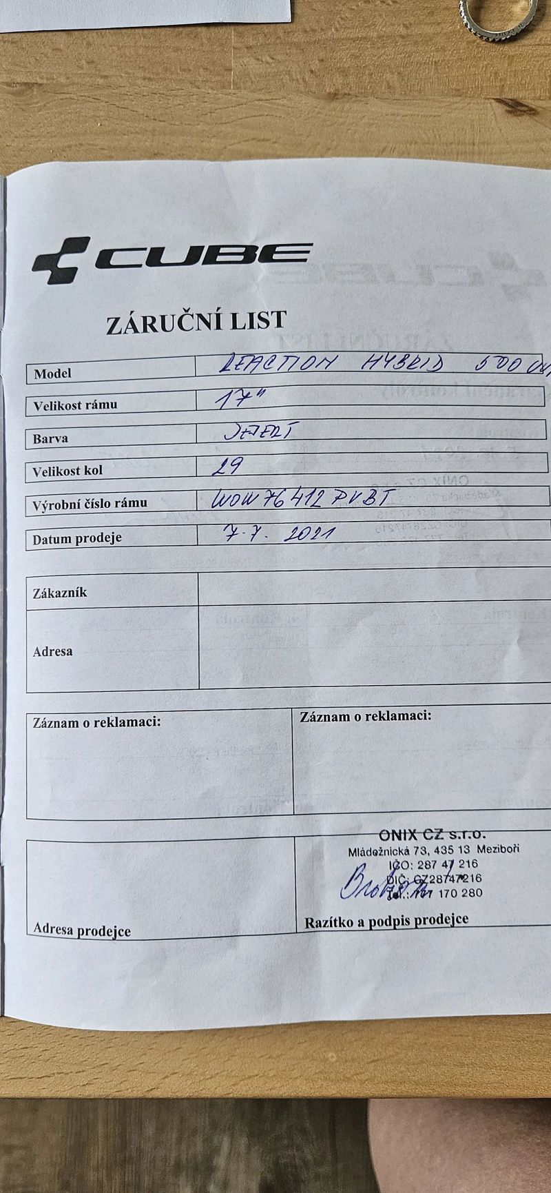 Prodám Elektro kolo Cube