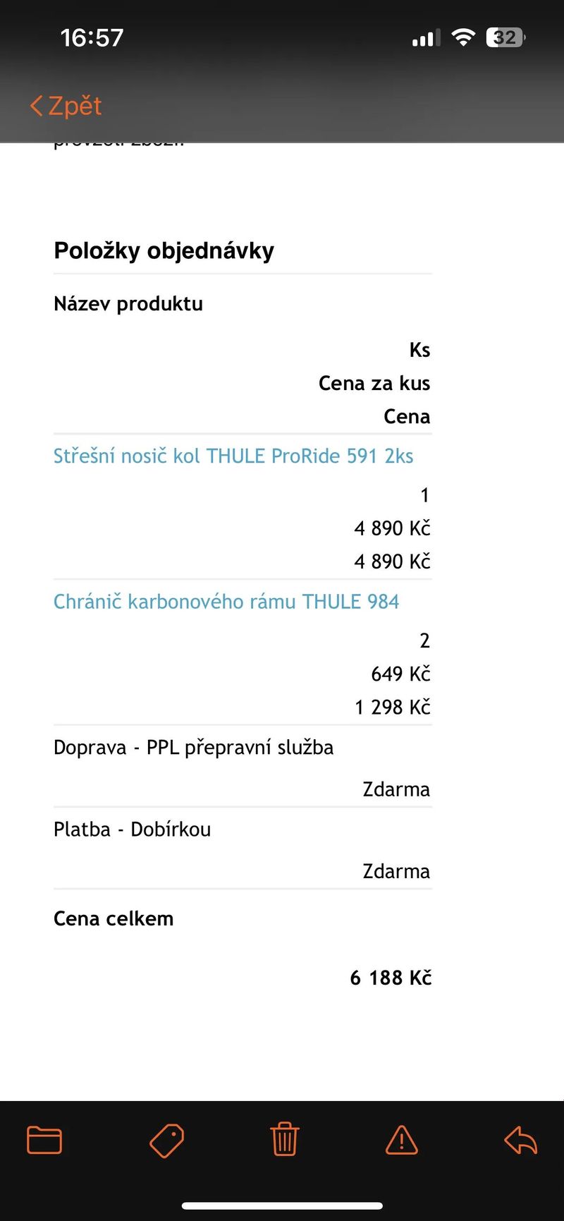 Střešní nosiče Thule Škoda Fabia II hatchback