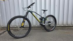 MONDRAKER SUPERFOXY R, BRITISH RACING GREEN/RACING SILVER/YELLOW - L/470mm