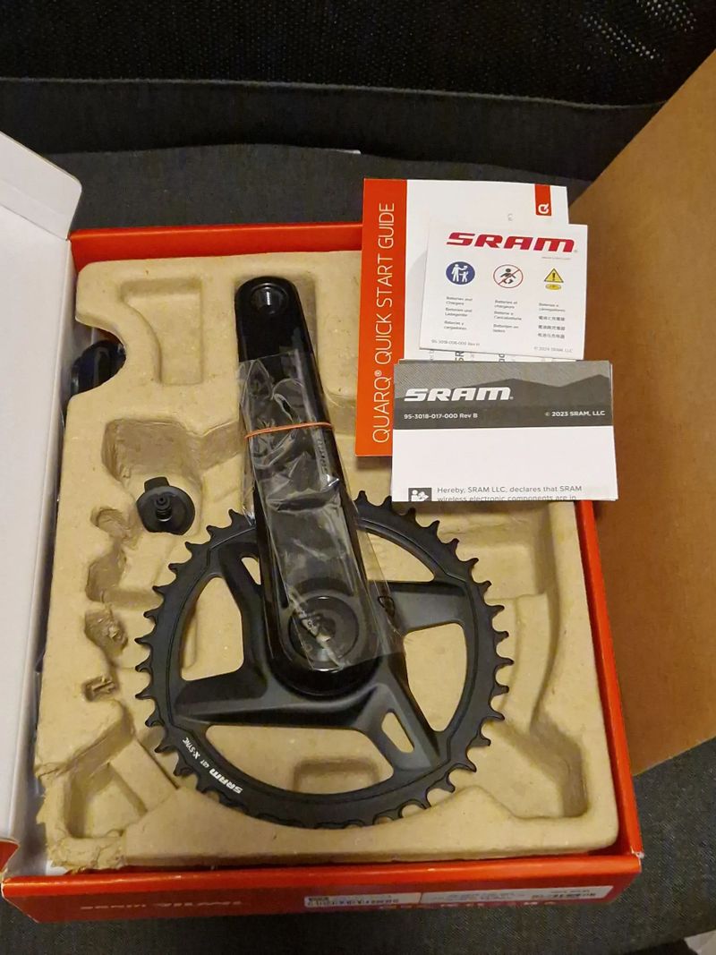 NOVÉ kliky Sram Rival 1 D1 Wide DUB 175mm s powermetr / wattmetr Quarq