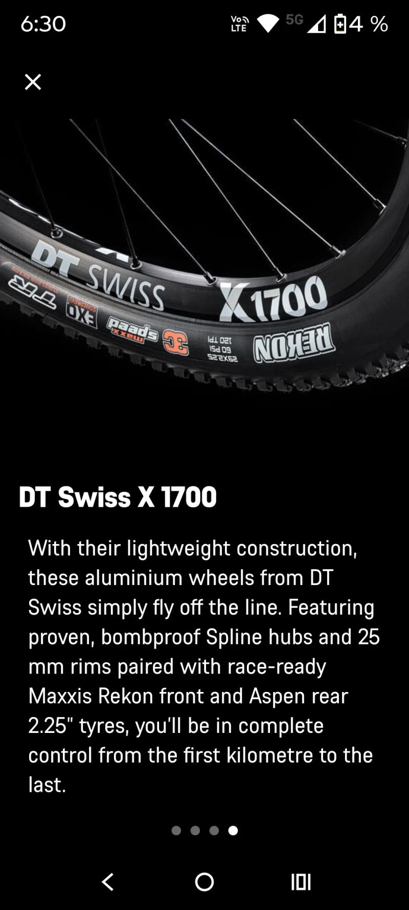 Zapletená kola DT Swiss x 1700