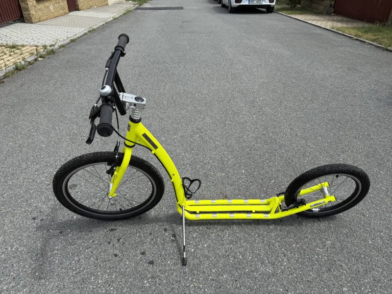 Prodám nevyužitou Koloběžku Kostka HILL MAX KID G5 neon lemon 