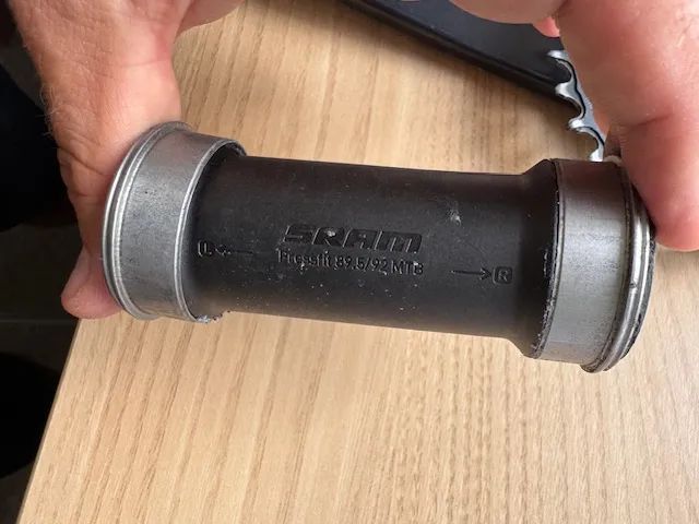 Prodám použité kliky Sram GX Carbon 175mm, převodník 32T 