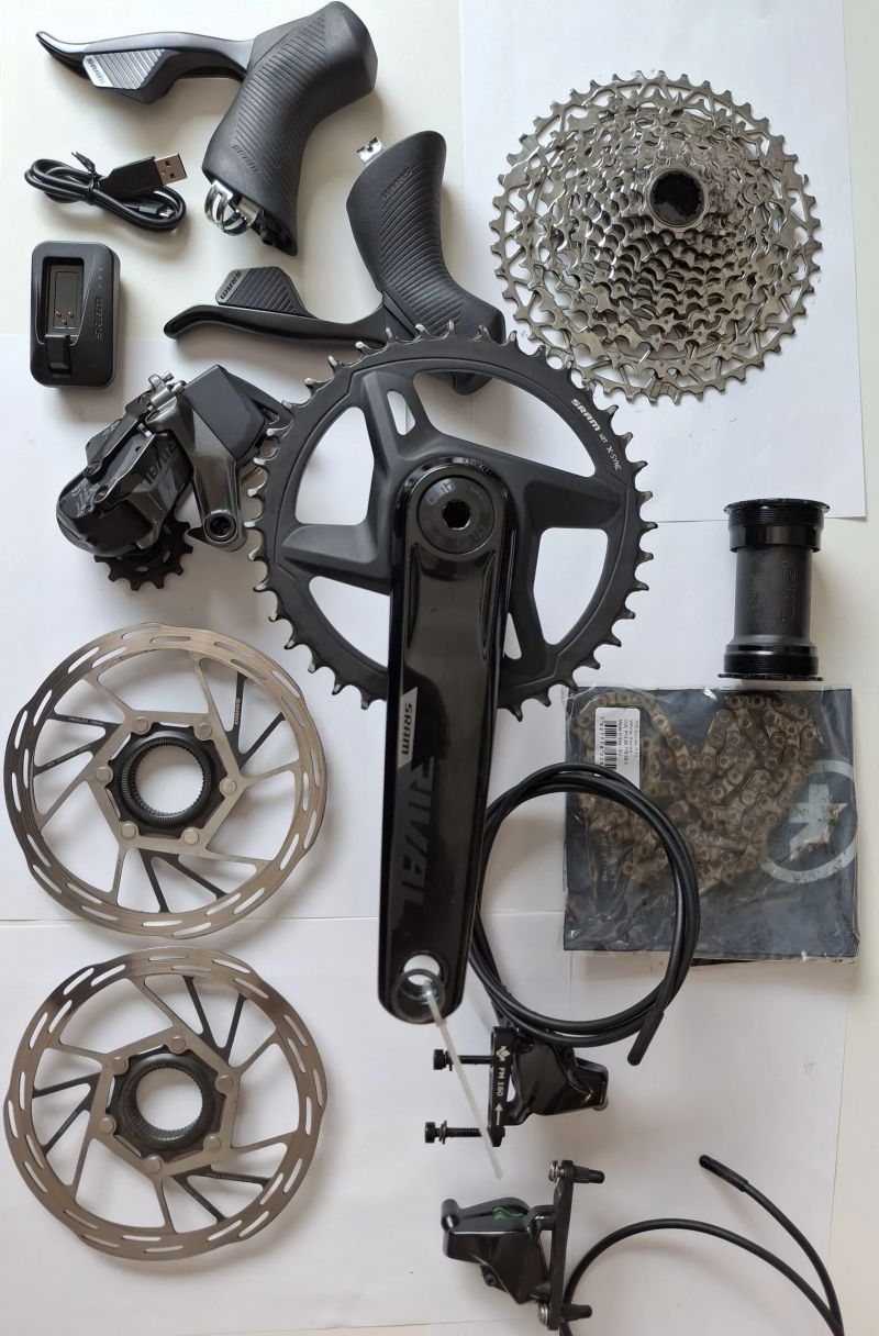 El. sada SRAM 1x12 pro gravel