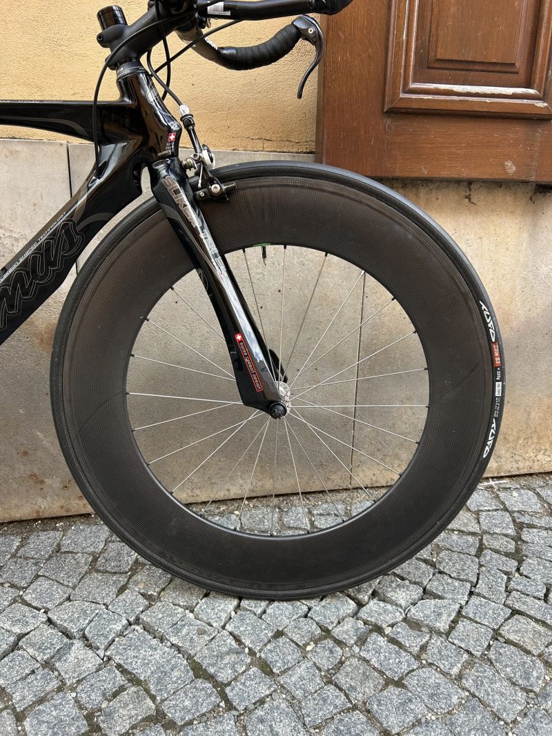 Thömus TT / Triatlonové kolo – karbon, Ultegra, Vision Metron 90