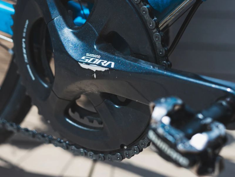 Silniční kolo – Triban RC500 s kotoučovými brzdami modré