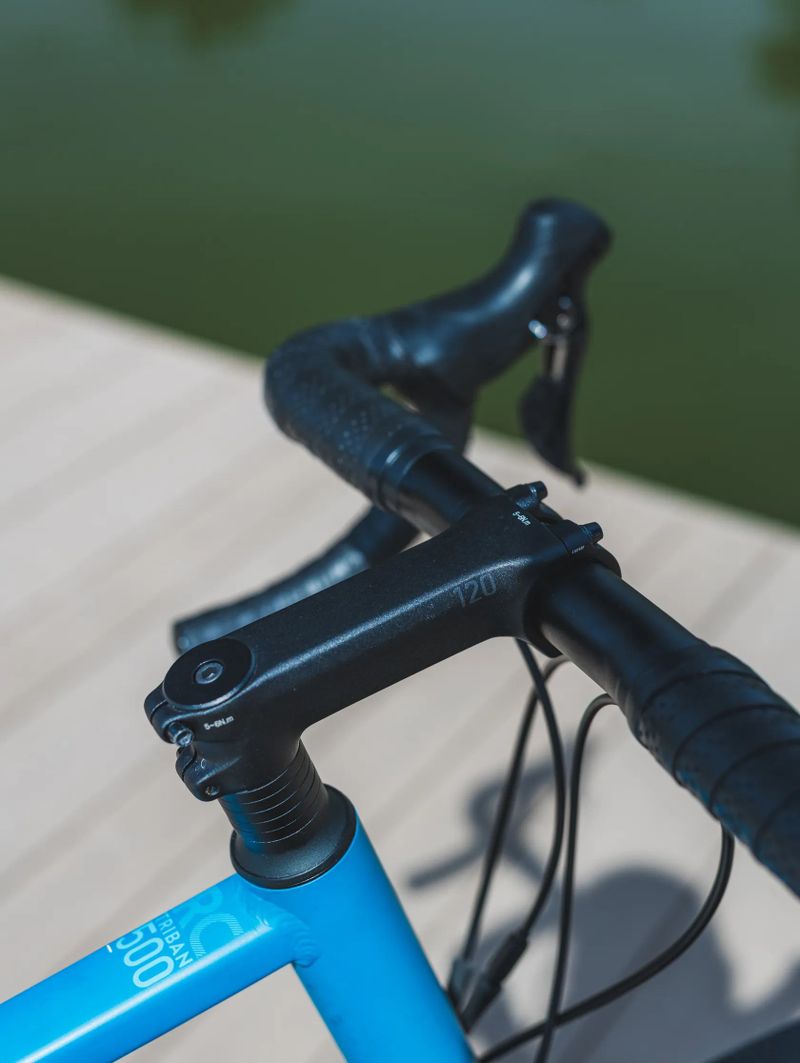 Silniční kolo – Triban RC500 s kotoučovými brzdami modré
