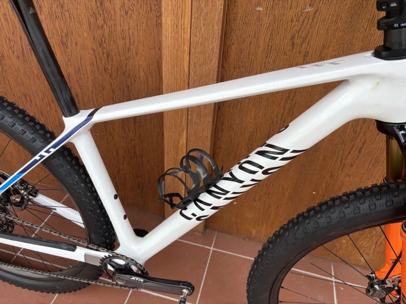 CANYON EXCEED CFR - SHIMANO XTR 1 x 12 - VEL. M (46 cm) - KARBONOVÁ KOLA XTR / DUKE