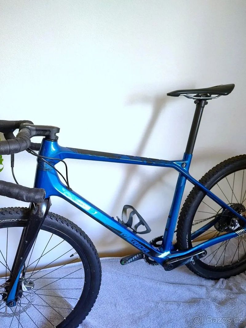 !!! SLEVA !!! 99.000,- KARBONOVÝ GRAVEL MERIDA SILEX +6000 - GRAVEL ROKU - vel M 165-185 cm