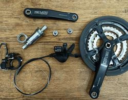 kliky trek cross 48/36/26 + osa + razeni + presmykac