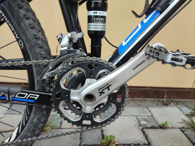 Horské celoodpružené kolo Merida Ninety Nine XT-D edition 