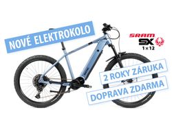Nové elektrokolo MTB 29" Viking Insync Bafang M500 SRAM SX Eagle 1x12 ve vel. M a L - modrošedá mat