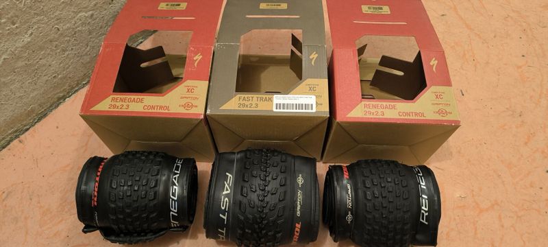 Nové pláště SPECIALIZED FAST TRACK + RENEGADE 29 x 2,3 CONTROL