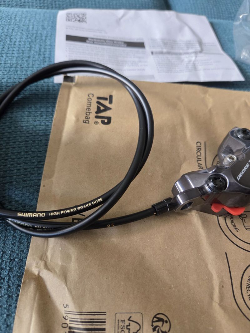 Shimano Deore XT BR-M8120 kotoučová brzda 4 pístová (Přední/Zadní set)