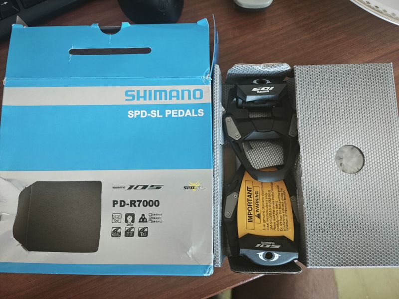 Prodám silniční pedály Shimano 105 PD-R 7000