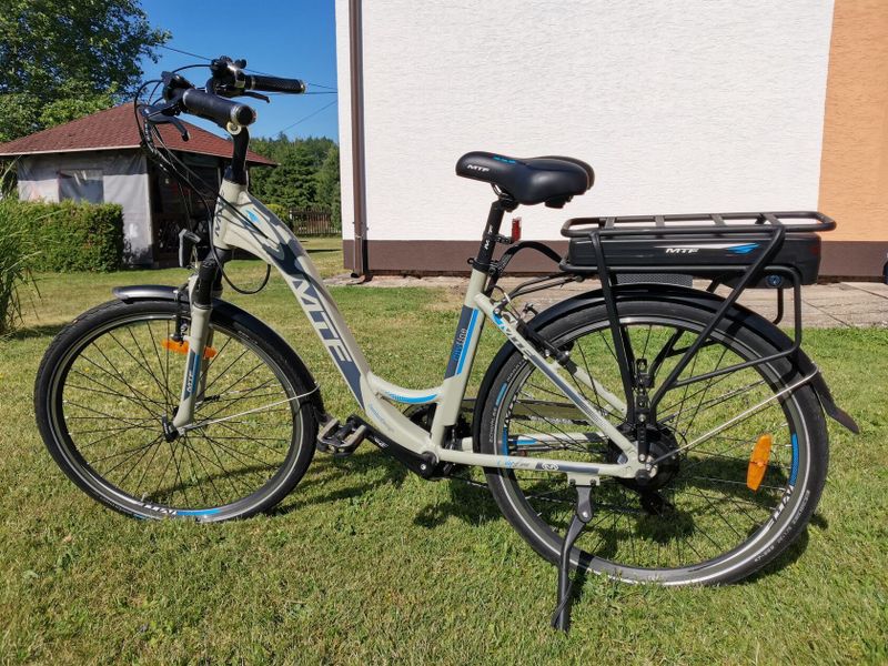 Dámské elektrokolo MTF City Line Comfort Design–vhodné pro seniory, rekreační cyklisty i ženy