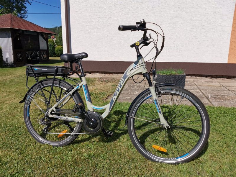 Dámské elektrokolo MTF City Line Comfort Design–vhodné pro seniory, rekreační cyklisty i ženy