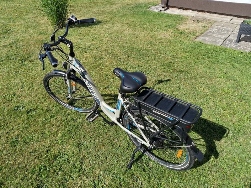 Dámské elektrokolo MTF City Line Comfort Design–vhodné pro seniory, rekreační cyklisty i ženy