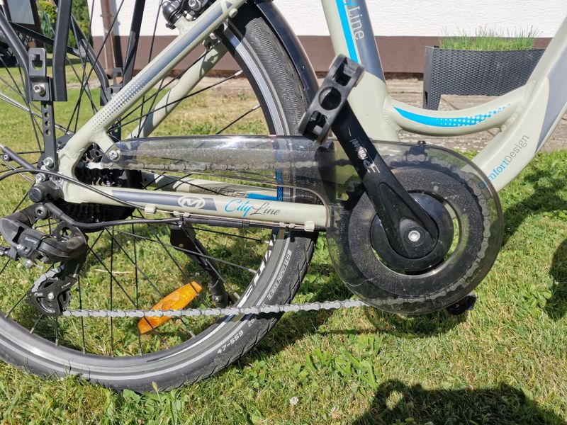 Dámské elektrokolo MTF City Line Comfort Design–vhodné pro seniory, rekreační cyklisty i ženy