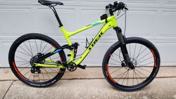 2016 Trek Fuel EX 9 Neon 29er, Fox Float, Dvoji zamykani, boost ram, perfektni stav, zalohove kolo