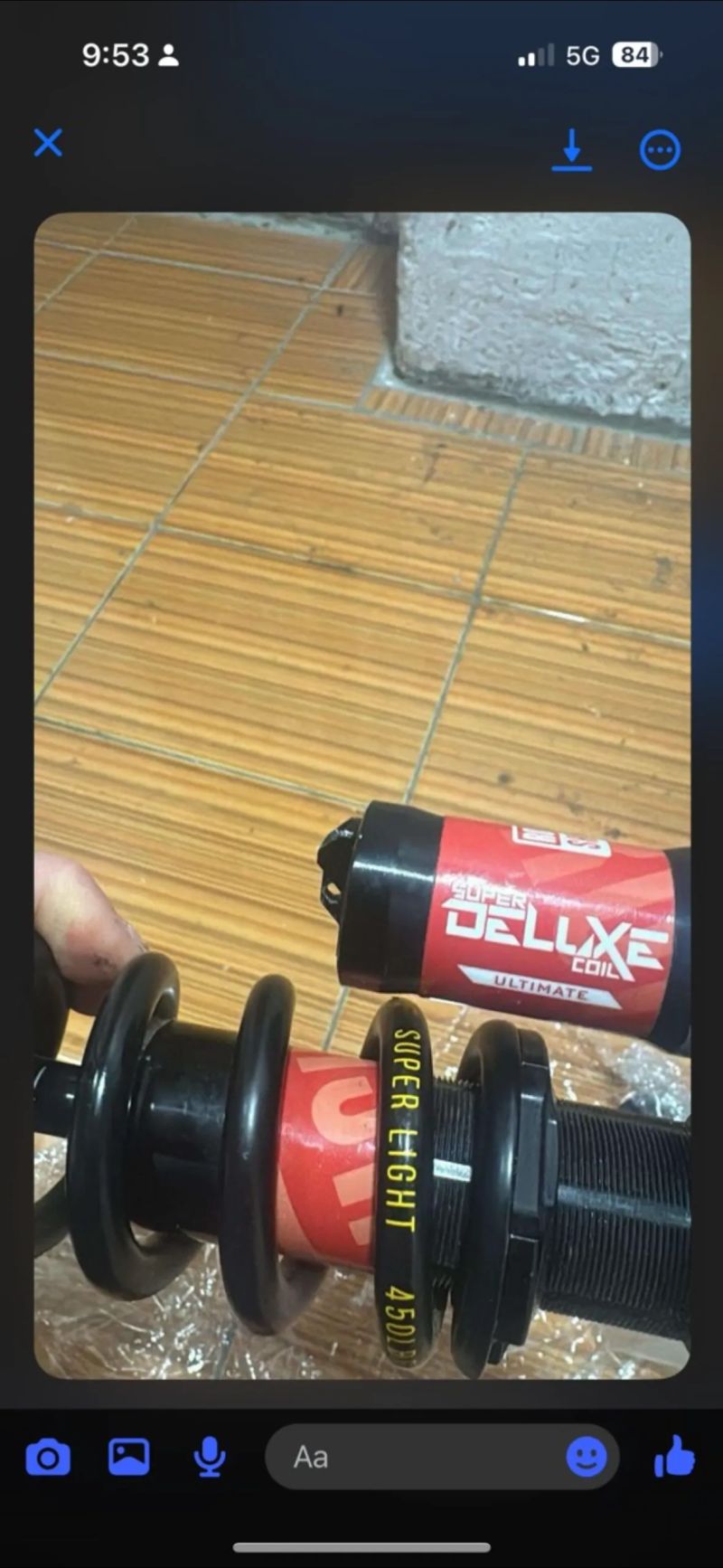Rock shox delux coil a servisní sada 