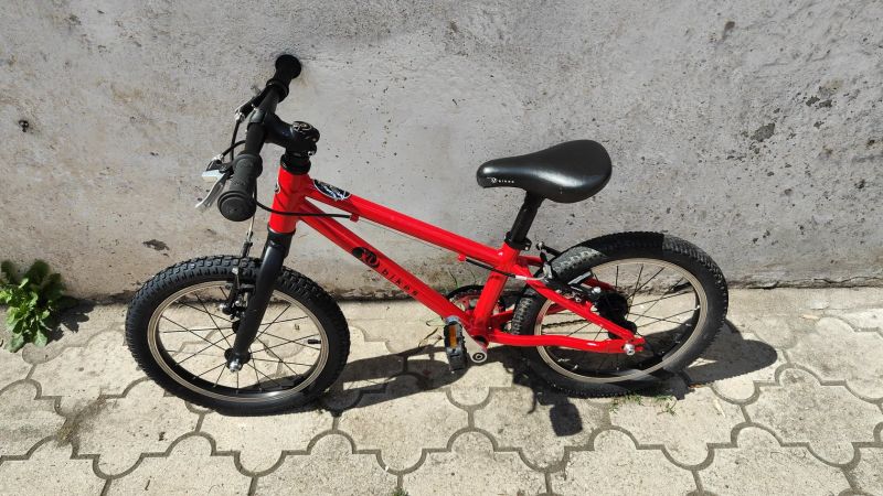 KUBIKES - dětské kolo 16S MTB červená