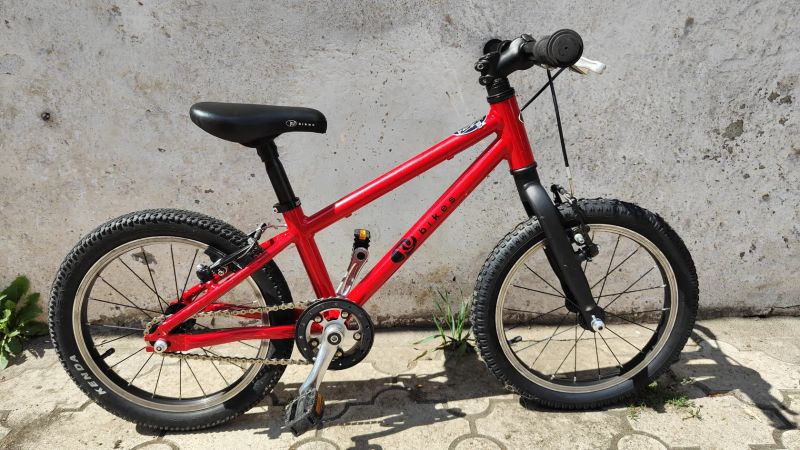 KUBIKES - dětské kolo 16S MTB červená