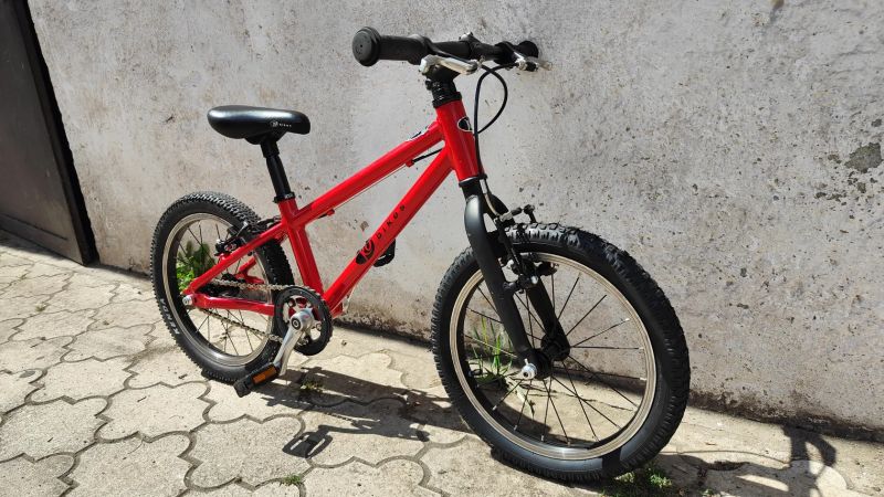 KUBIKES - dětské kolo 16S MTB červená