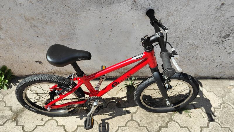 KUBIKES - dětské kolo 16S MTB červená