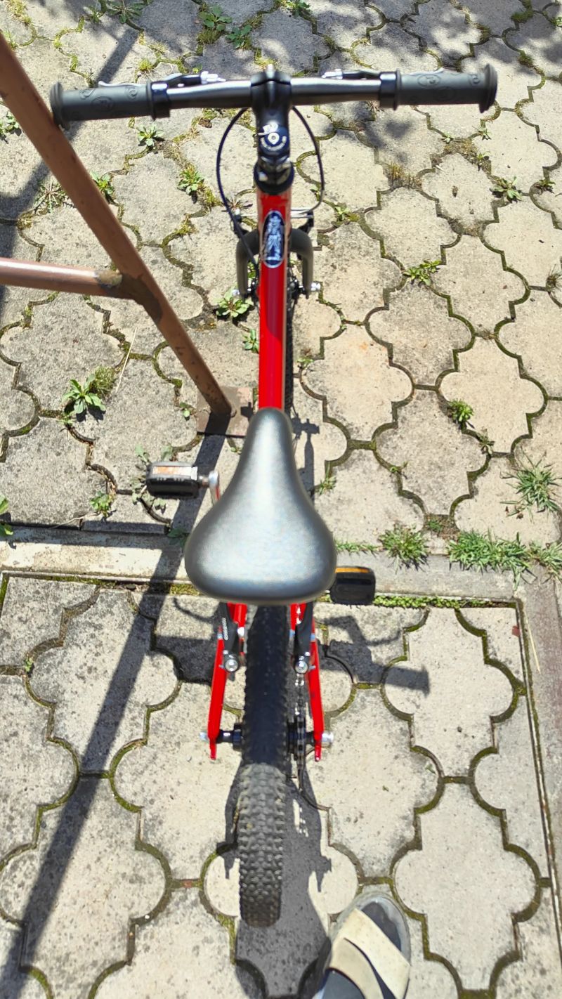 KUBIKES - dětské kolo 16S MTB červená