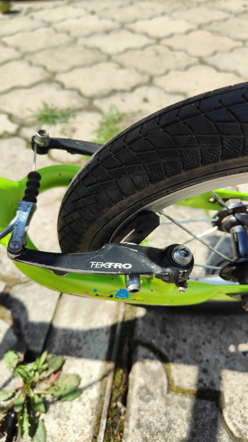 KUBIKES - dětské kolo 16S MTB červená