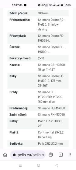 Prodej horského kola PELLS Razzer Comp