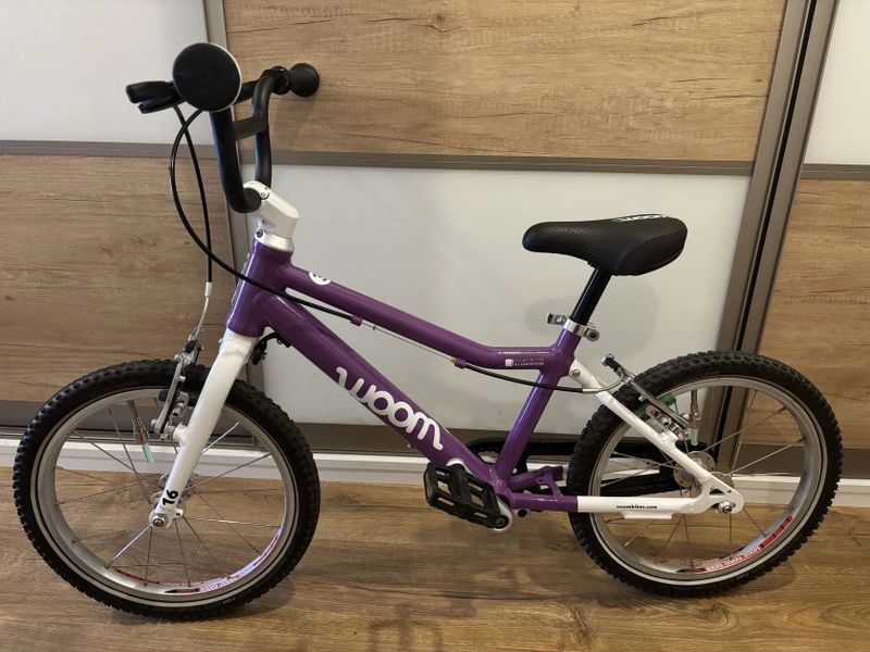WOOM 3 - dětské kolo 16" fialové