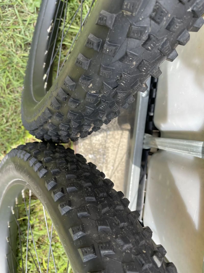 MTB zapletená kola